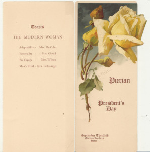 President's Day Program, 1907