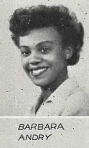 Barbara Boyd high School yearbook photo 1947